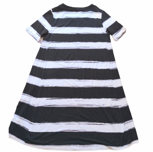 Loft Outlet Black & White Striped Dress Size Small - Picture 2 of 5